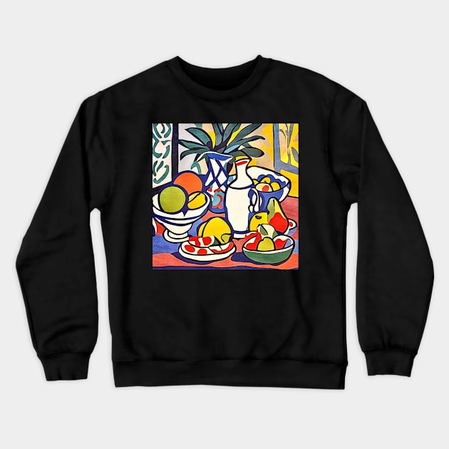 Milk and fruit-Matisse inspired Crewneck Sweatshirt by Zamart20